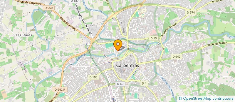 localisation de l'entreprise SABRIKHANA  CARPENTRAS