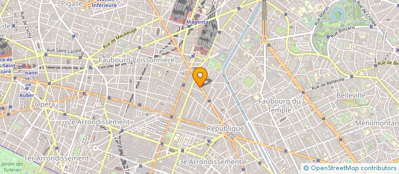 localisation de l'entreprise SABRIL à PARIS