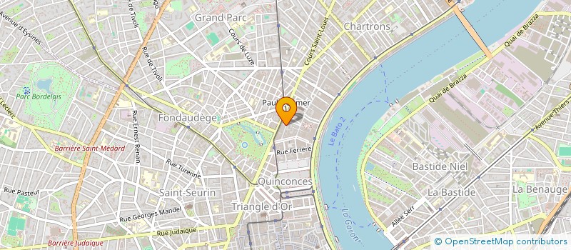 localisation de l'entreprise SABRILOU  BORDEAUX