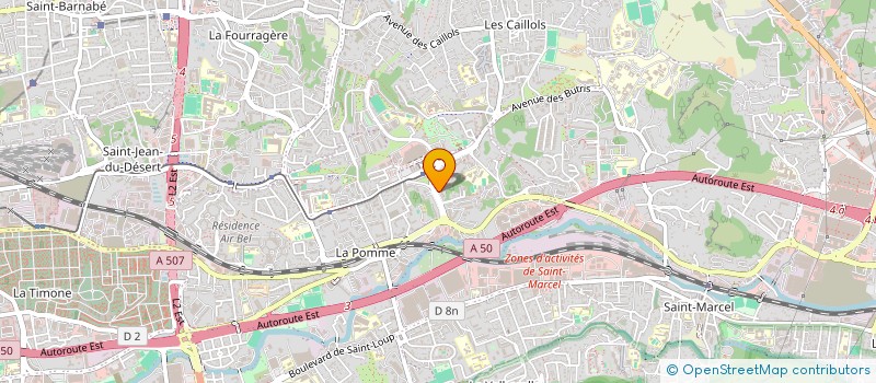 localisation de l'entreprise SABRIMMO EXPERTISES à MARSEILLE