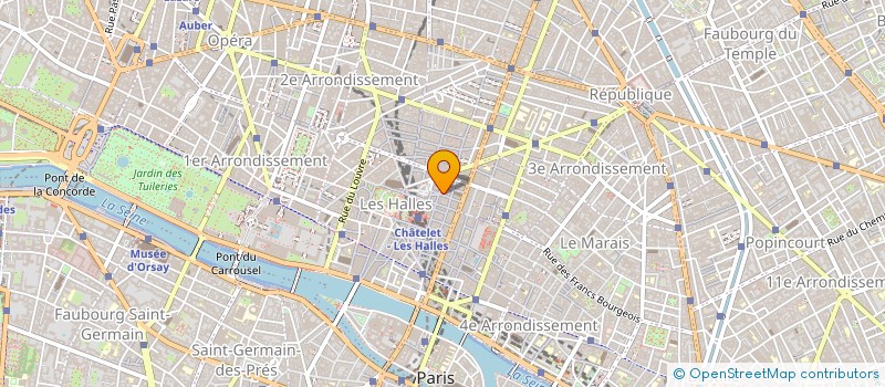 localisation de l'entreprise SABRINA à PARIS