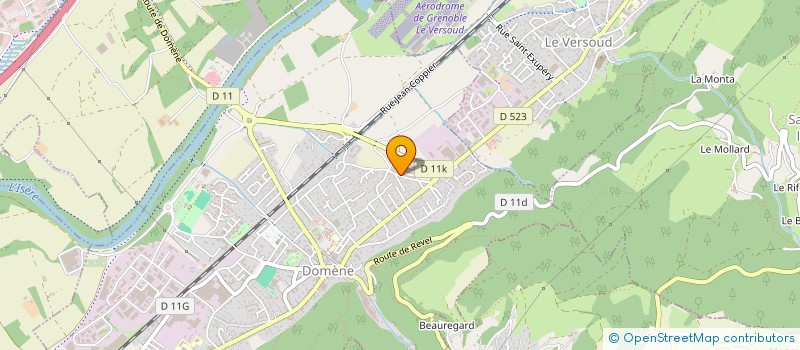 localisation de l'entreprise SABRINA à DOMENE