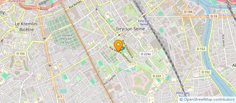 localisation de l'entreprise SABRINA  IVRY-SUR-SEINE