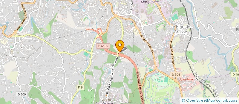 localisation de l'entreprise SABRINA à GRASSE