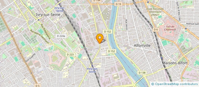 localisation de l'entreprise SABRINA à VITRY-SUR-SEINE