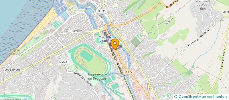 localisation de l'entreprise SABRINA  DEAUVILLE