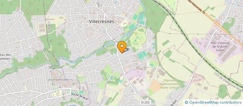 localisation de l'entreprise SABRINA  VILLECRESNES