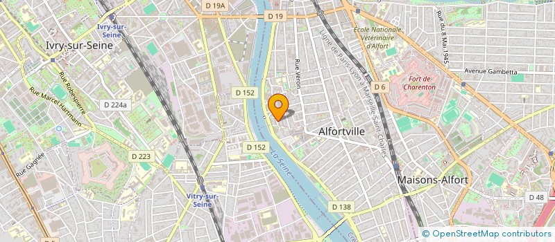 localisation de l'entreprise SABRINA ALILI IT CONSULTING BINA à ALFORTVILLE