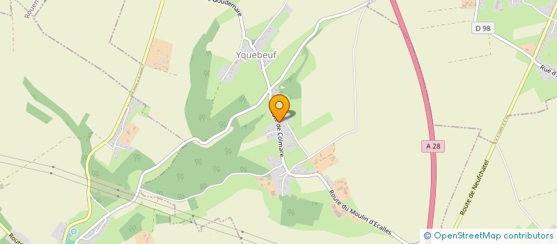 localisation de l'entreprise SABRINA BENARD S.A.S.U D'ARCHITECTURE  YQUEBEUF