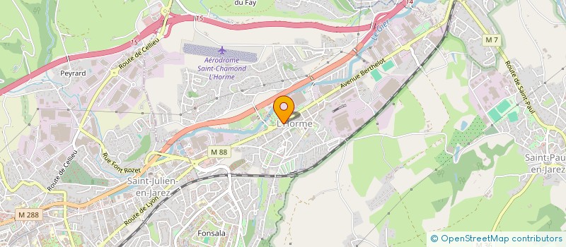 localisation de l'entreprise SABRINA COIFFURE  L'HORME