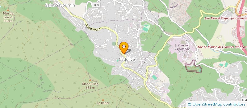 localisation de l'entreprise SABRINA CREATION  CADOLIVE