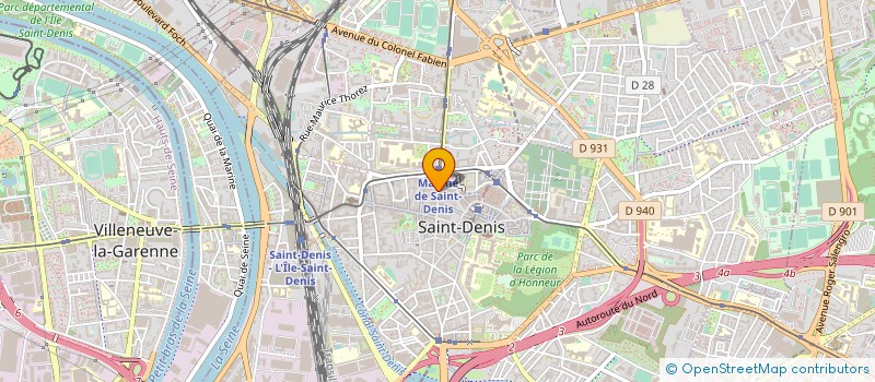 localisation de l'entreprise SABRINA ESTHETIQUE à SAINT-DENIS