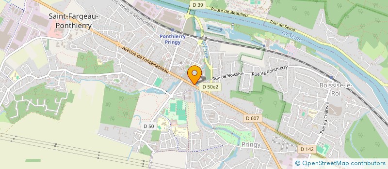 localisation de l'entreprise SABRINA IMMOBILIER à SAINT-FARGEAU-PONTHIERRY