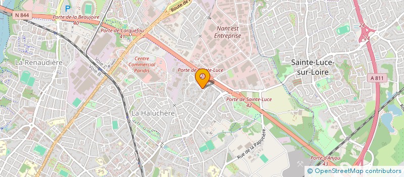 localisation de l'entreprise SABRINA JOURMARD INVEST à NANTES
