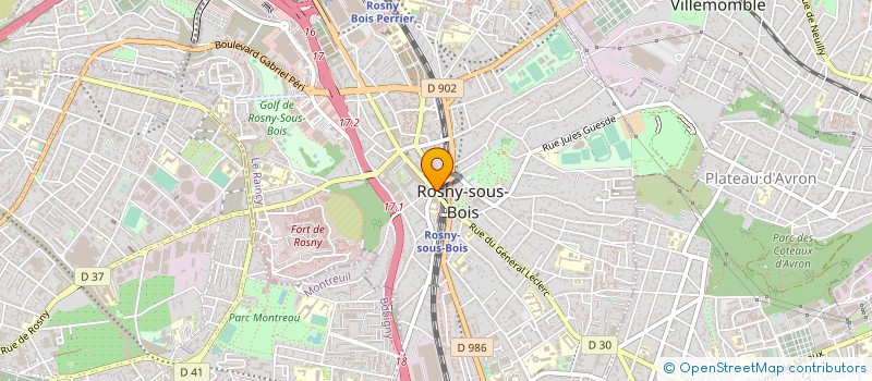 localisation de l'entreprise SABRINA PHONE à ROSNY-SOUS-BOIS