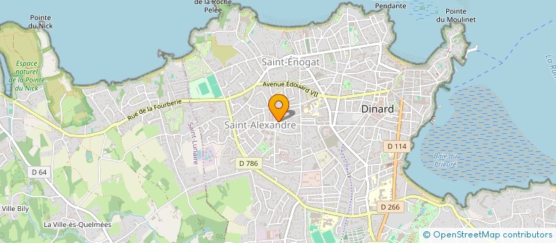 localisation de l'entreprise SABRINA PRESSE  DINARD