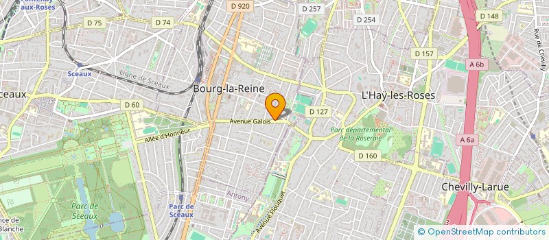 localisation de l'entreprise SABRINA SARL à BOURG-LA-REINE