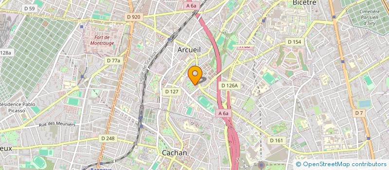 localisation de l'entreprise SABRINA  TOP PIZZA  ARCUEIL