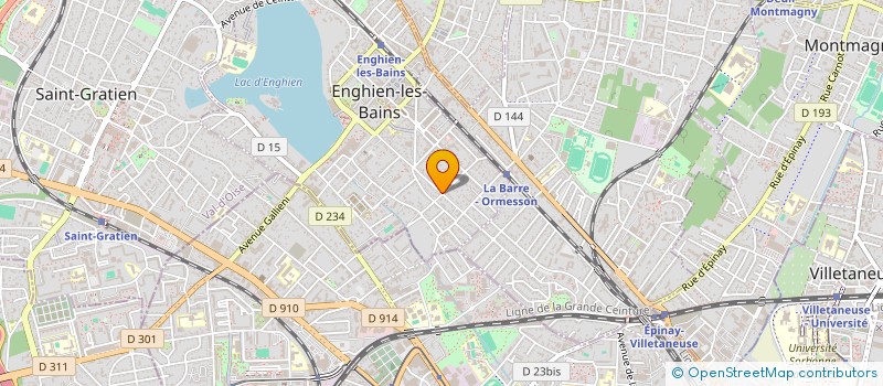 localisation de l'entreprise SABRINA Z à ENGHIEN-LES-BAINS