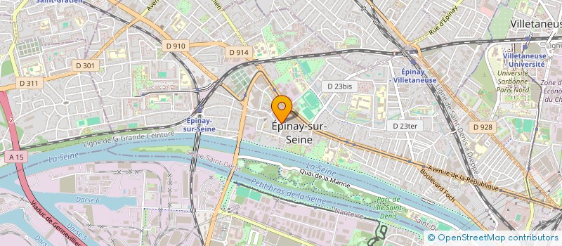 localisation de l'entreprise SABRINE à EPINAY-SUR-SEINE