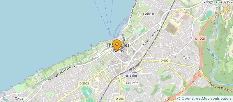 localisation de l'entreprise SABROSO à THONON-LES-BAINS