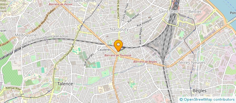 localisation de l'entreprise SABROTECH  BORDEAUX