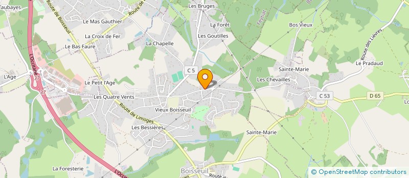 localisation de l'entreprise SABROTTE  BOISSEUIL