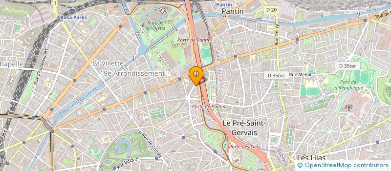 localisation de l'entreprise SABRY  PARIS