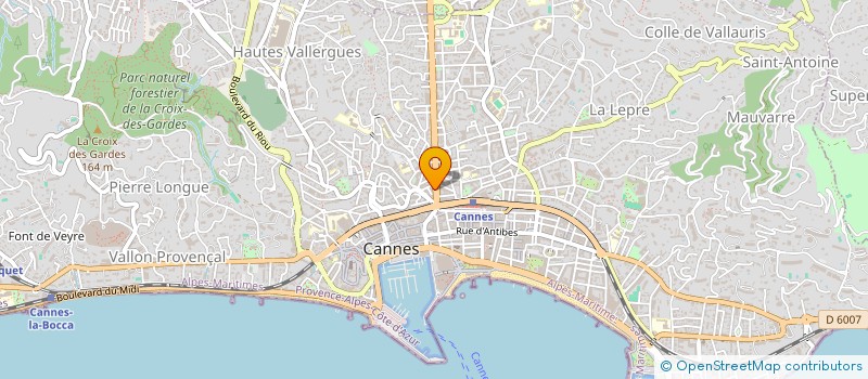 localisation de l'entreprise SABTI 15 à CANNES