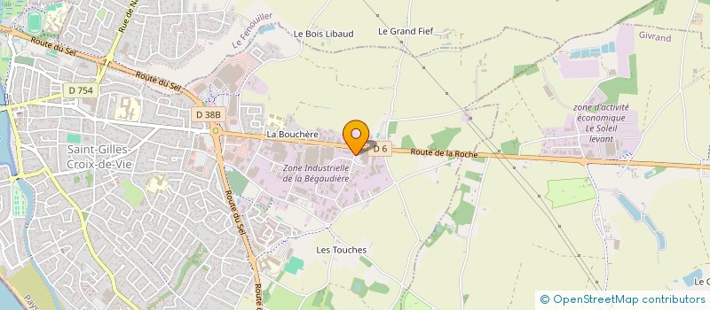localisation de l'entreprise SABU IMMO à SAINT-GILLES-CROIX-DE-VIE