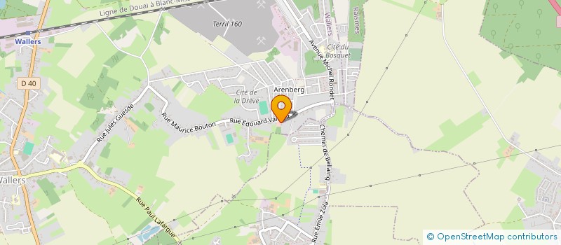 localisation de l'entreprise SABUDA  WALLERS