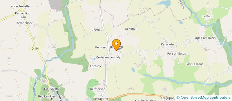 localisation de l'entreprise SABULLE  RIEC-SUR-BELON