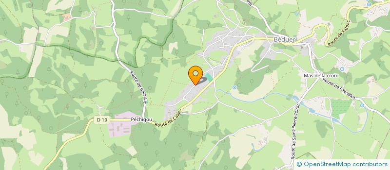 localisation de l'entreprise SABUT IMMOBILIER  BEDUER