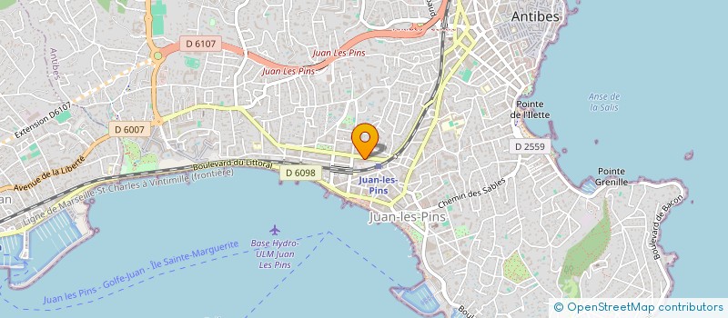 localisation de l'entreprise SABY à ANTIBES