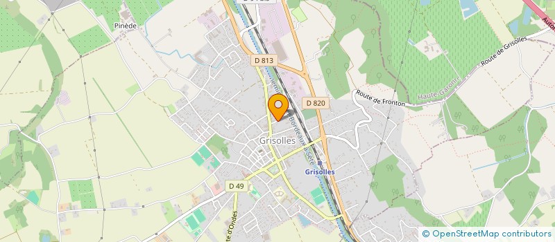 localisation de l'entreprise SABY  GRISOLLES