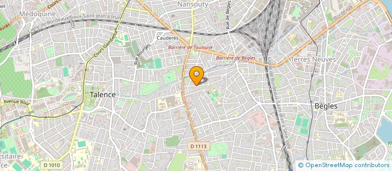 localisation de l'entreprise SABY LALLIER SCI à BEGLES