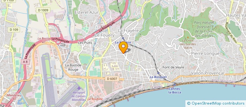 localisation de l'entreprise SABY SARL  CANNES