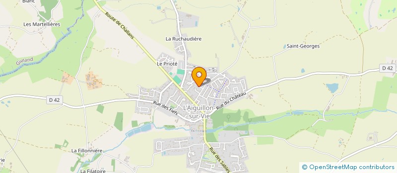 localisation de l'entreprise SABYRAH à L'AIGUILLON-SUR-VIE