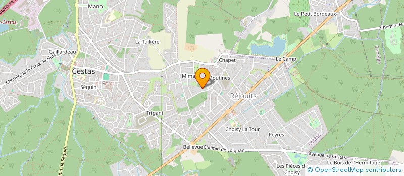 localisation de l'entreprise SABZ  CESTAS