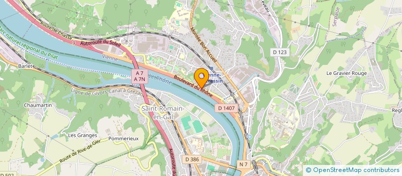 localisation de l'entreprise SAC à VIENNE