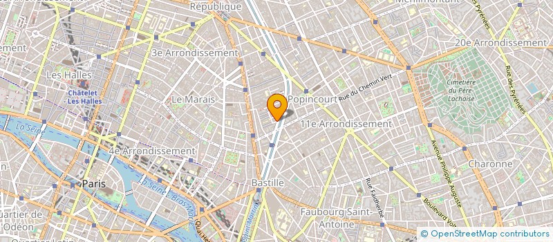 localisation de l'entreprise SAC A ELLE à PARIS
