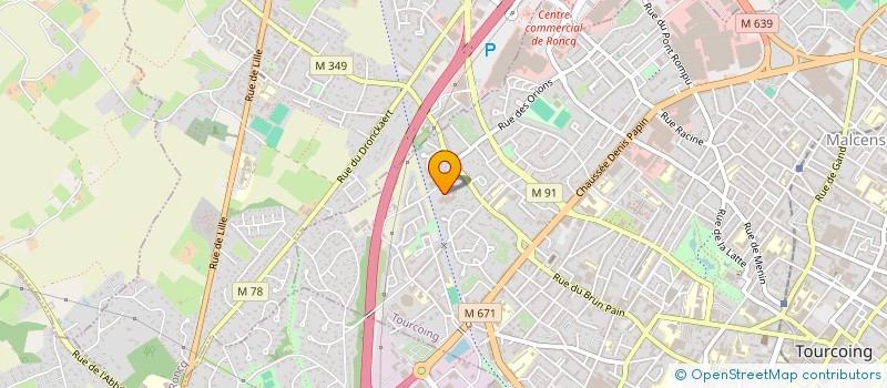 localisation de l'entreprise SAC'ADOS FOYER SOCIO-EDUCATIF DU COLLEGE LUCIE AUBRAC DE TOURCOING  TOURCOING