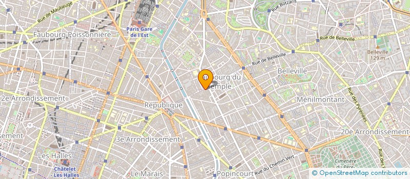 localisation de l'entreprise SAC BERANGER à PARIS