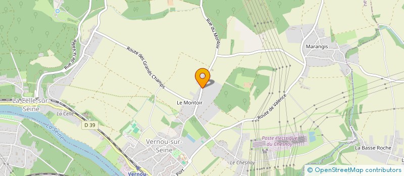 localisation de l'entreprise SAC-ELECT  VERNOU-LA-CELLE-SUR-SEINE