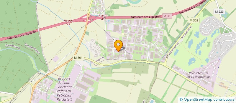 localisation de l'entreprise SAC INDUS  HRDT