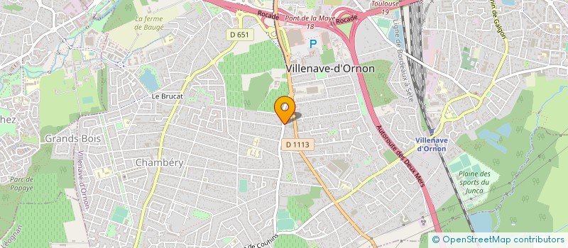 localisation de l'entreprise SAC PUBLICITAIRE E-SHOP à VILLENAVE-D'ORNON