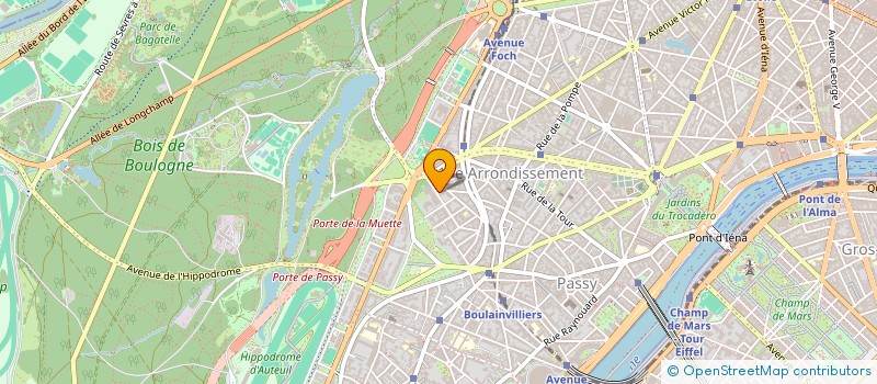 localisation de l'entreprise SACA  PARIS