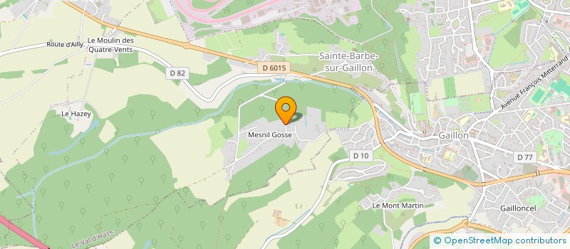 localisation de l'entreprise SACA GARAGES ET CLOTURES à LE VAL D'HAZEY