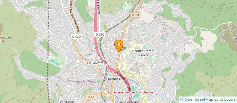 localisation de l'entreprise SACA-VTC à MARSEILLE
