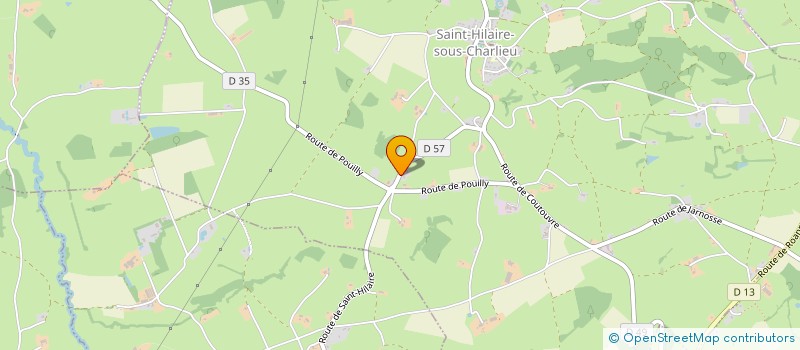 localisation de l'entreprise SACAB BOIS à SAINT-HILAIRE-SOUS-CHARLIEU